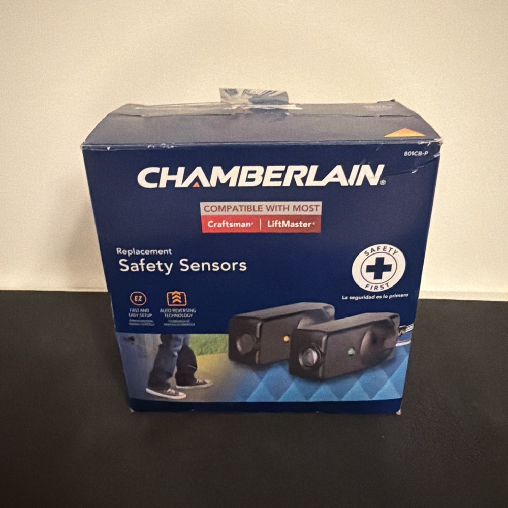 Chamberlain Garage Safety Sensors Black 801CB-P Replacement Kit